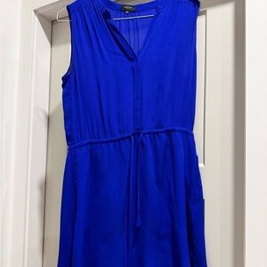 Babaton Royal Blue Silk Dress